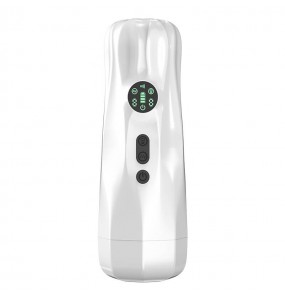 MizzZee - GT50 Sucking Vibrating Masturbator Cup (Chargeable - White)